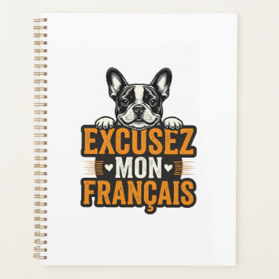 Excusez Mon Français Bouledogue Français Vintage