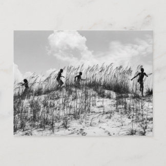 Exécution de carte postale rayée