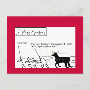 Exécution de la carte postale Bulls...