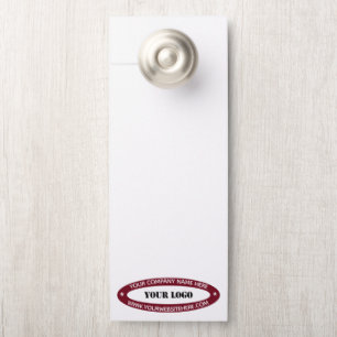 Exemple de Affichette de porte de logo de votre en