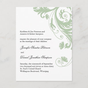 Exemple de carte postale Mariage pour Jen