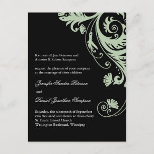 Exemple de carte postale Mariage pour Jen