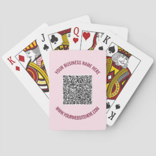Exemple de cartes à jouer avec code QR personnalis
