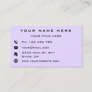 Exemple de Cartes de Visite Professionnelles avec 