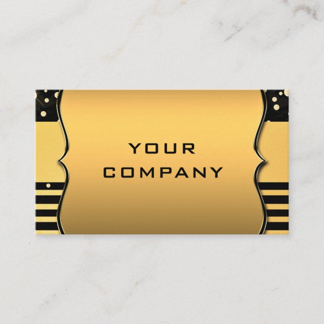 Exemple de Cartes de Visite Promotionnelles Noir e (Devant)