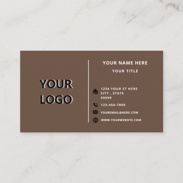 Exemple de Cartes de Visite Promotionnelles Person (Devant)