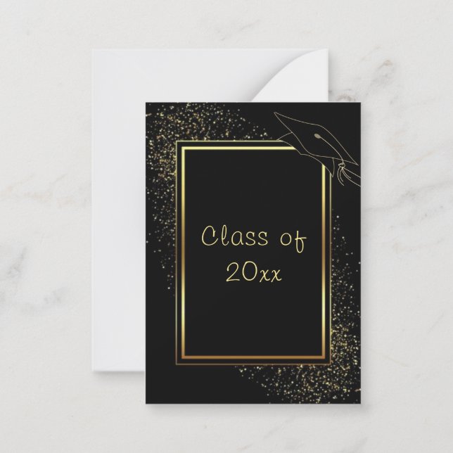Exemple de conception de vos invitations de remise (Dos)