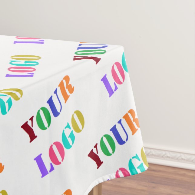Exemple de nappe personnalisée avec le logo de vot (In Situ)