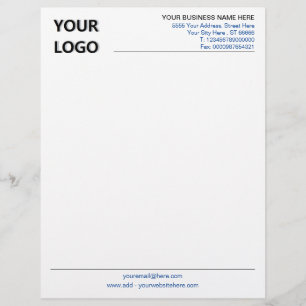 Exemple de papier à en-tête commercial personnalis