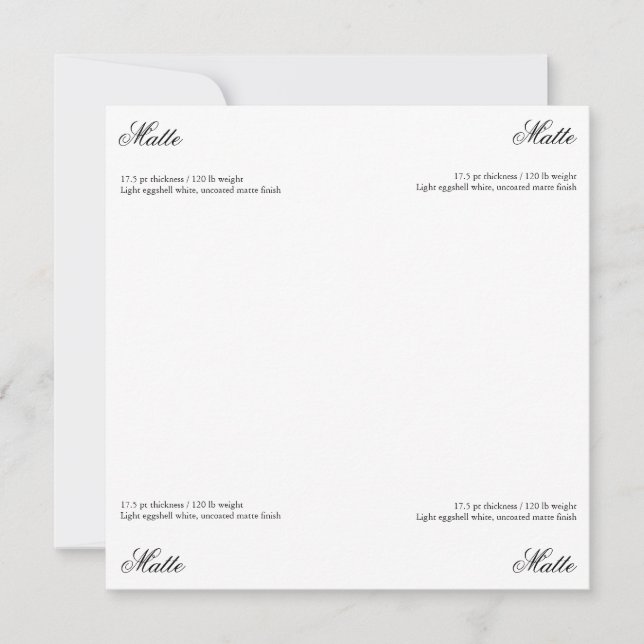 Exemple de papier Choisissez votre type de papier (Devant)