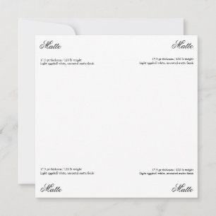 Exemple de papier Choisissez votre type de papier