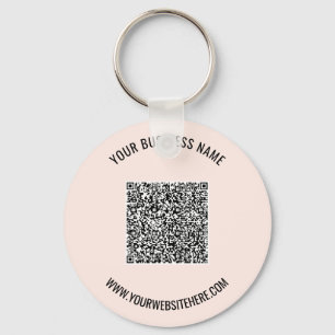 Exemple de porte-clés à code QR promotionnel perso