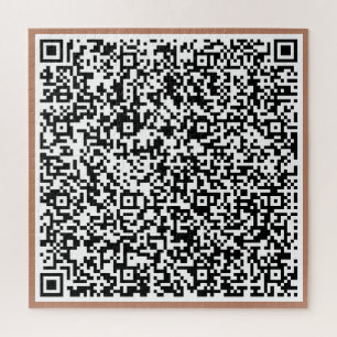 Exemple de puzzle de code QR personnalisé