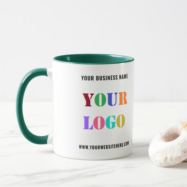 Exemple de tasse de café promotionnelle pour une e (Avec donut)