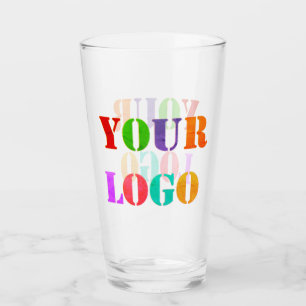Exemple de verre promotionnel avec logo d'entrepri