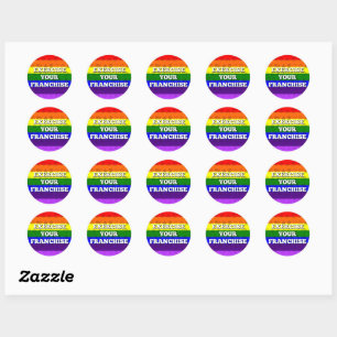 Exercez votre franchise Stickers RAINBOW FIDE