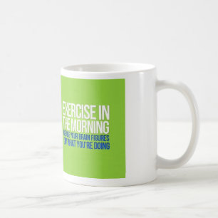 Exercice dans la tasse de matin