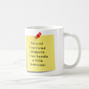 Exercice de maman Nouvelle année Résolution Mug