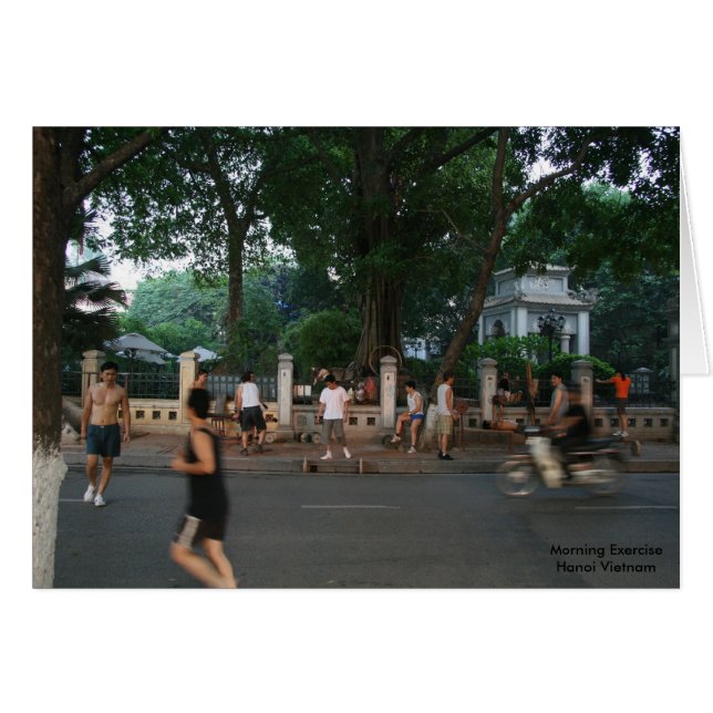 Exercice de matin * Hanoï Vietnam (Devant horizontal)