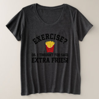 Exercice Extra French Fries Lazy Entraînement Drôl