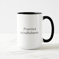 Exercice Mindfulness Expression Simple Café Mug