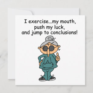 Exercice, Push, Jump Humour