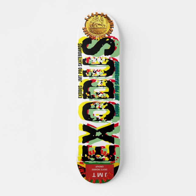 EXODUS JMT OFFICIAL Deck de skateboard 7 3/4" (Devant)