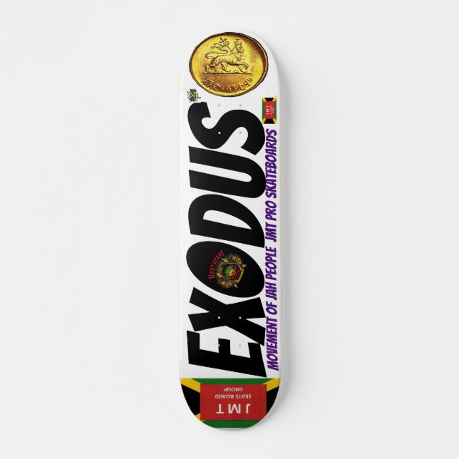 EXODUS  JMT OFFICIEL 7 3/4" Planche de Skateboard (Devant)