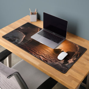 Exoplanet Trappist-1f De Son Côté Nocturne Icy.