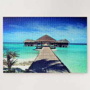 Exotic Beach Jigsaw Puzzle Vacances été