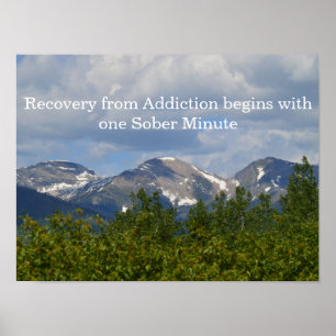 Expect Recovery Motivational Poster