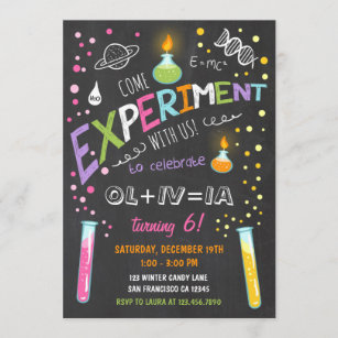 Invitations Faire Part Scientifique Zazzle Fr