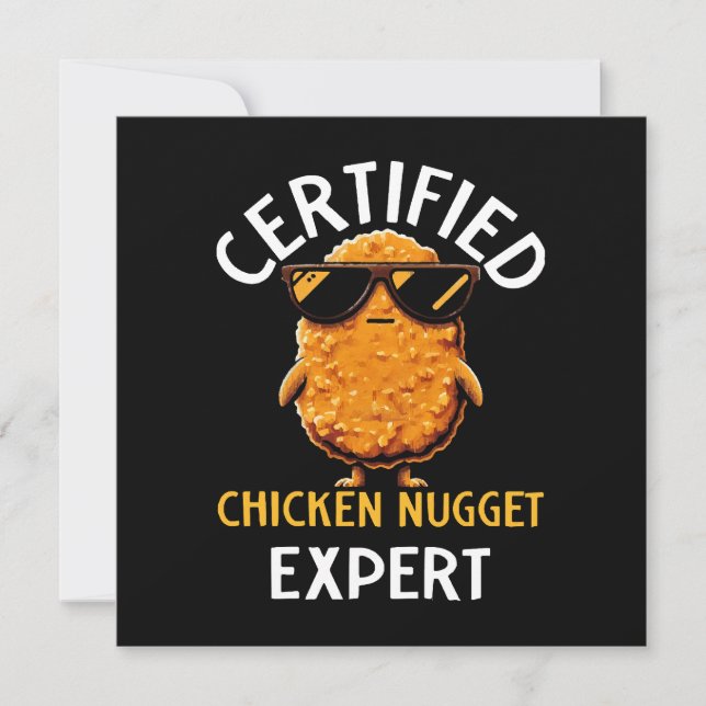 Expert certifié en nugget de poulet (Devant)