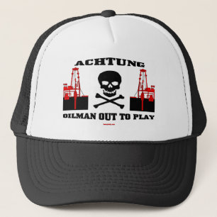 Expert pétrolier d'Achtung à jouer, casquette de