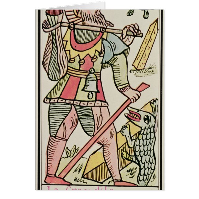 Expiation, carte de tarot, française (Devant)