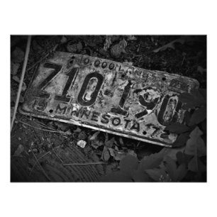 "Expiré depuis '73" Impression photo