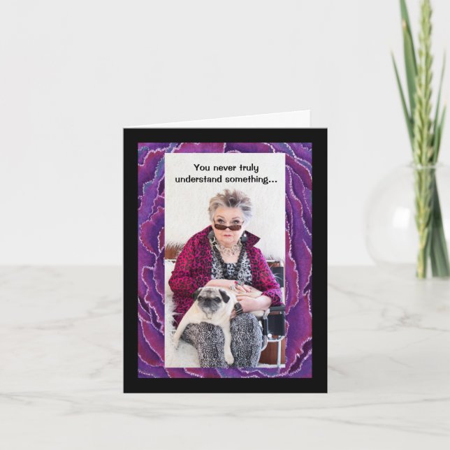 Expliquez-le à votre carte de voeux grand-mère (Devant)