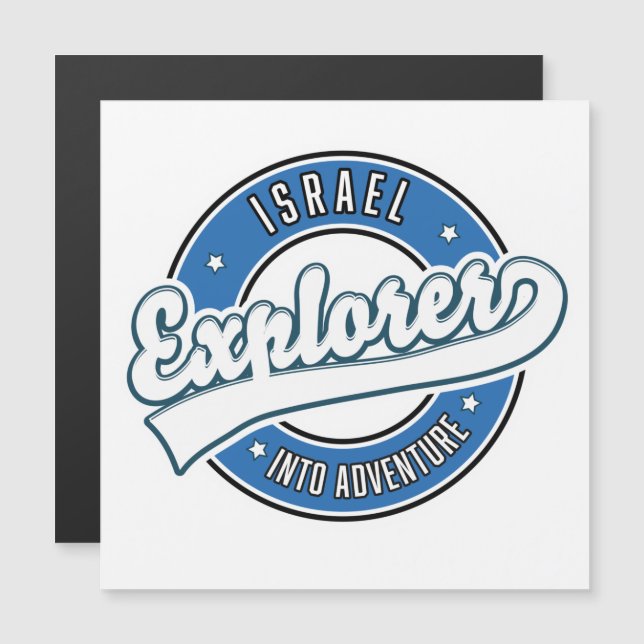 Explorateur d'Israël dans l'aventure (Devant / Derrière)