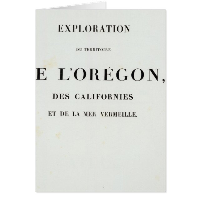 Exploration de l'Oregon 3 (Devant)