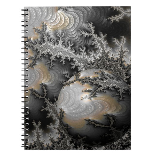 Exploration du Carnet Spiral Mandelbrot Realm (Devant)