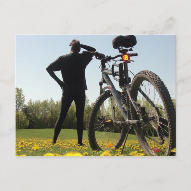 Exploration sur une carte postale Vélo 2 (Devant)