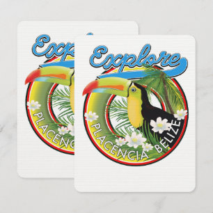 Explorer le logo de voyage de Placencia Belize