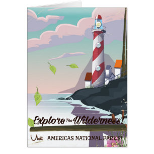 Explorer le phare de la nature sauvage