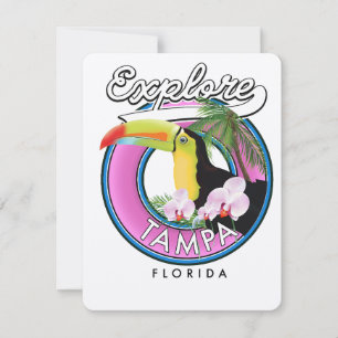 Explorer Tampa Floride logo rétro