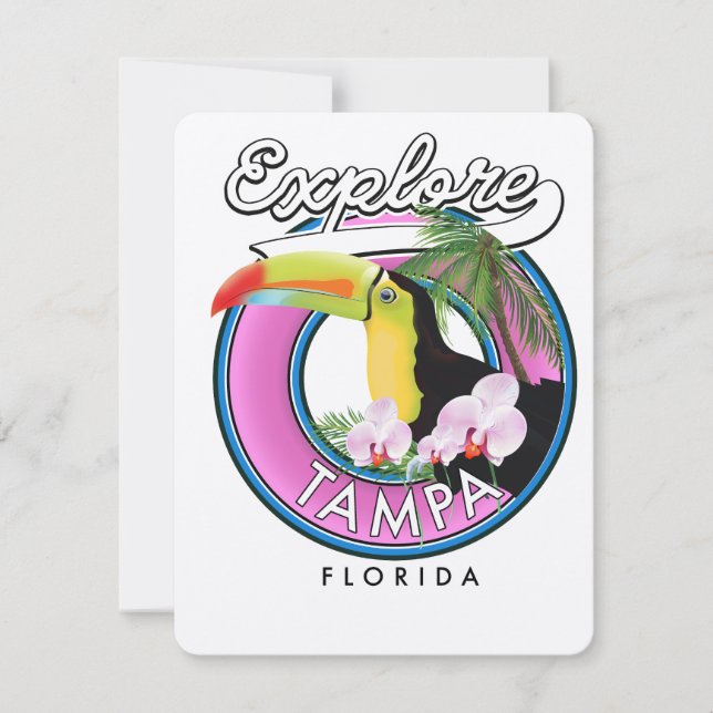Explorer Tampa Floride logo rétro (Devant)