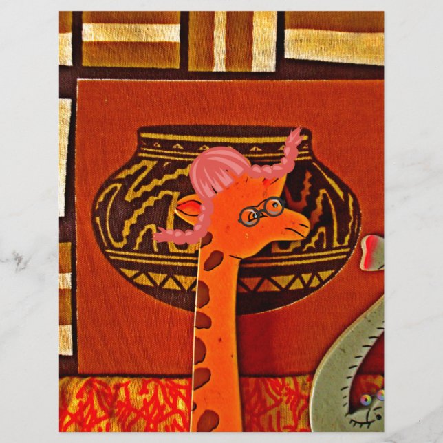 Explorez African Wonder : Giraffe Art in Marvin Ca (Devant)