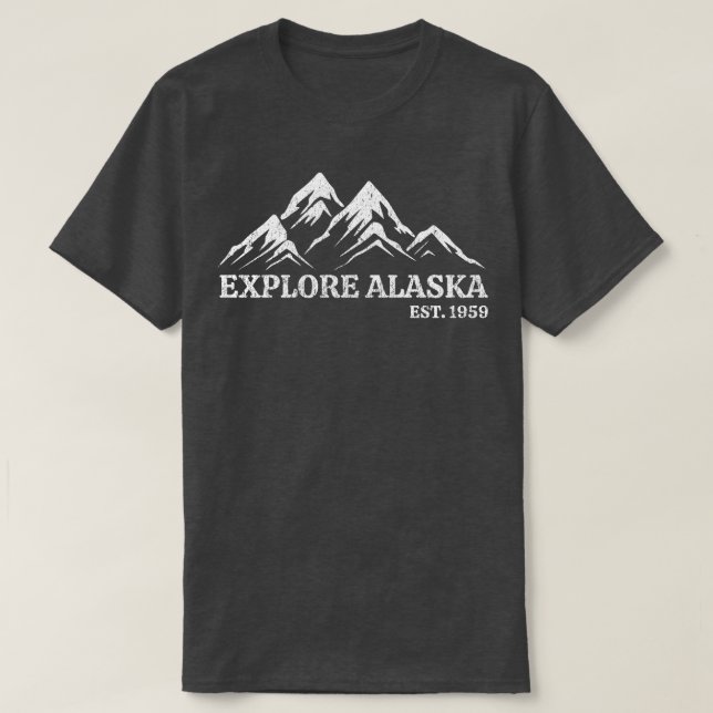 Explorez Alaska TShirt (Design devant)