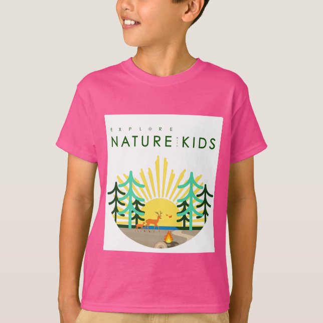 Explorez la nature avec les T-shirts pour enfants (Devant)