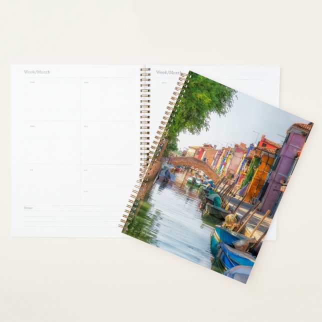 Explorez le charme vibrant de Burano (Devant avec enveloppe)