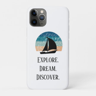 Explorez. Rêvez. Découvrez. Coque mobile de voyage